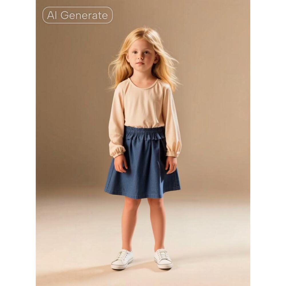Musli Girls Chambray Skirt, NWT, 5yrs